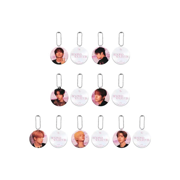 [CLOSE YOUR EYES] [BEYOND YOUR EYES] REFLECTOR KEYRING