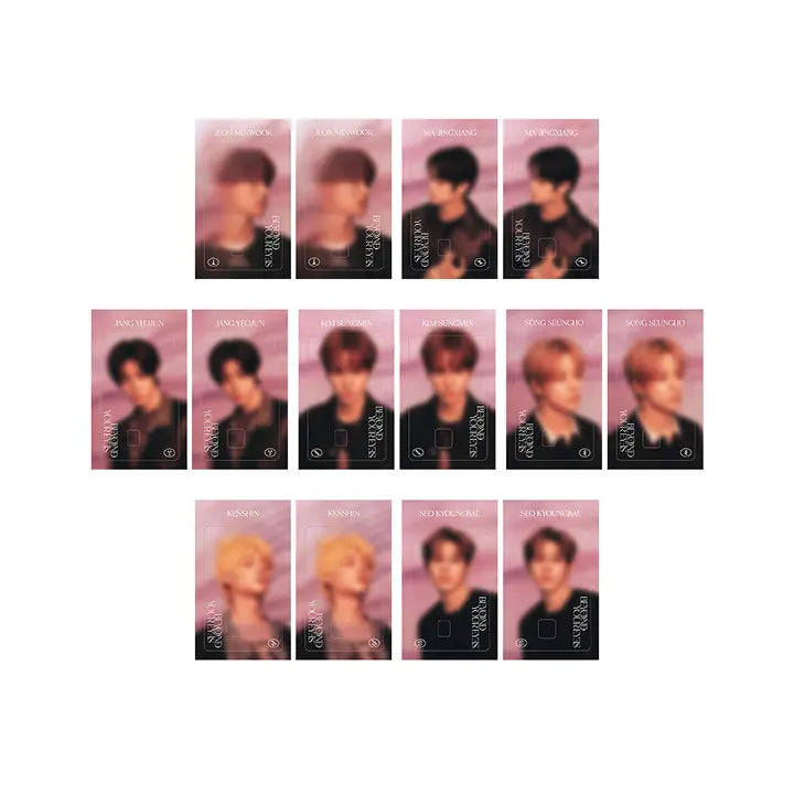 [CLOSE YOUR EYES] [BEYOND YOUR EYES] CARD COVER STICKER