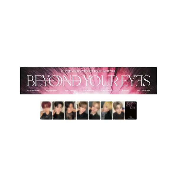 [CLOSE YOUR EYES] [BEYOND YOUR EYES] SLOGAN TOWEL
