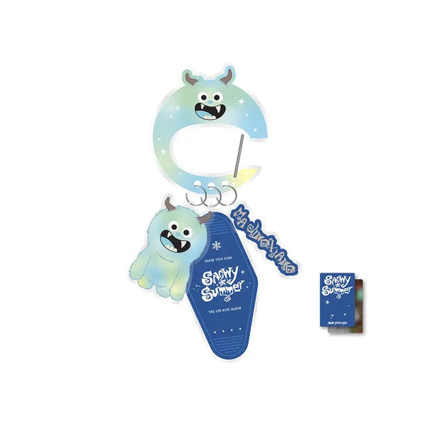 [CLOSE YOUR EYES] [SNOWY SUMMER] CARABINER KEYRING_MA JINGXIANG