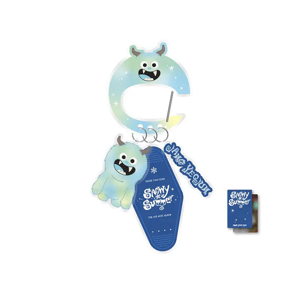 [CLOSE YOUR EYES] [SNOWY SUMMER] CARABINER KEYRING_JANG YEOJUN