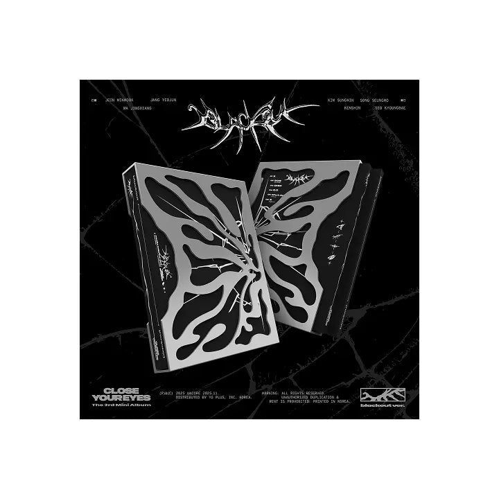 [CLOSE YOUR EYES] The 3rd Mini Album 'blackout' (blackout ver.)