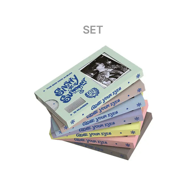 [CLOSE YOUR EYES] The 2nd Mini Album 'Snowy Summer' (ID Card Ver.) (POCAALBUM) Set