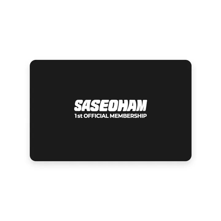 [PARK SEO HAM] SASEOHAM 1ST MEMBERSHIP