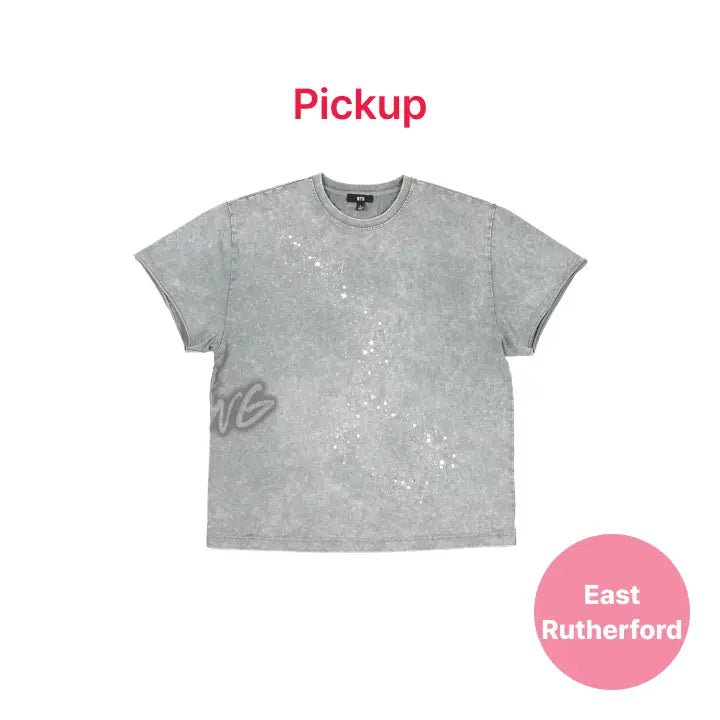 [BTS] [EAST RUTHERFORD] [US Exclusive] Big Dipper T-shirt (Gray)