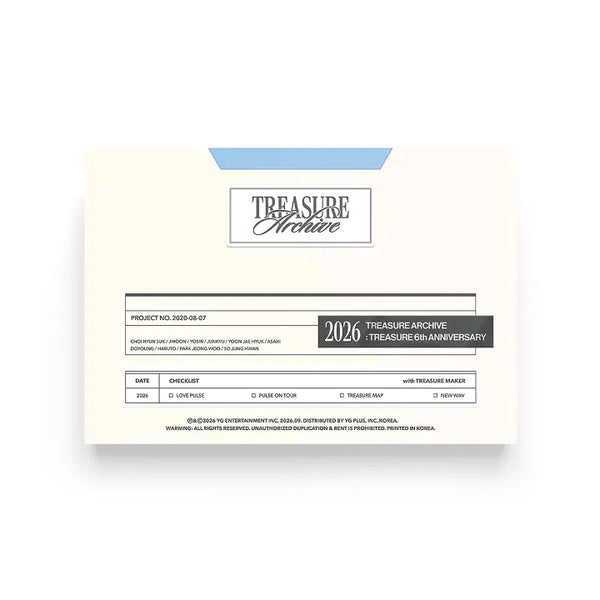 [TREASURE] [TREASURE ARCHIVE] MESSAGE CARD SET