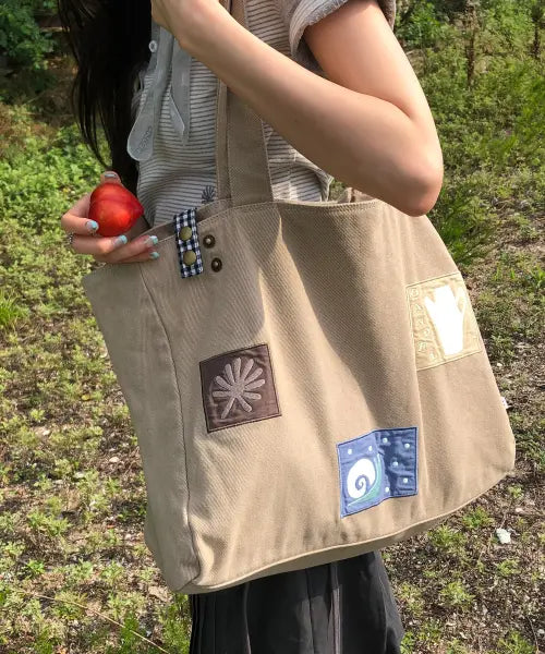 [DANDEL] DD gallery shopper bag (BEIGE)