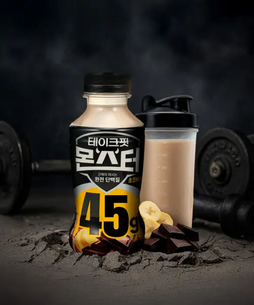 [TAKE-FIT] Takefit Monster Choco Banana Flavor 350ml (12-Pack) / [12개] 테이크핏 몬스터 초코바나나맛 350ml