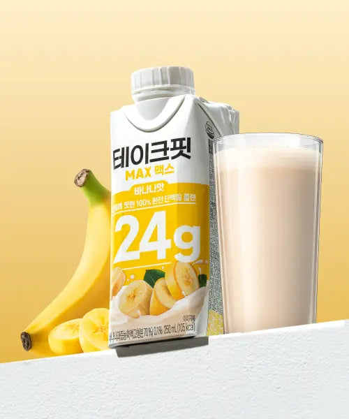 [TAKE-FIT] Takefit Max 24G Banana Flavor Drink 250mL x 12 Pack / 테이크핏 맥스24G 바나나맛 250mL x 12개