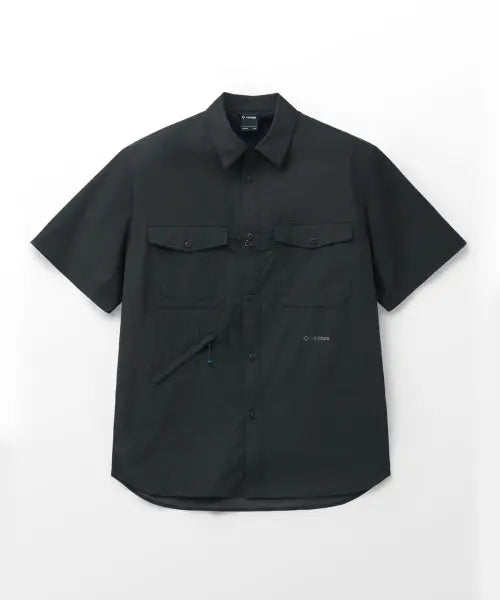 [HELINOX WEAR] Light Pack Short Sleeve Shirt_Black / 라이트 팩 반팔 셔츠_Black