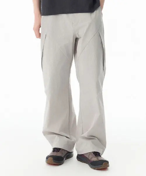 [NOT ONLY FOR TODAY] Ventilation Pocket Utility Pants [Light Grey] / 벤틸레이션 포켓 유틸리티 팬츠 [라이트 그레이]