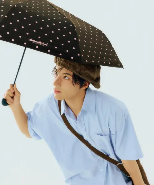[ALMOSTBLUE] CHECK DOT UMBRELLA \u0026 PARASOL / [자외선 99.9% 차단] 체크 도트 우양산