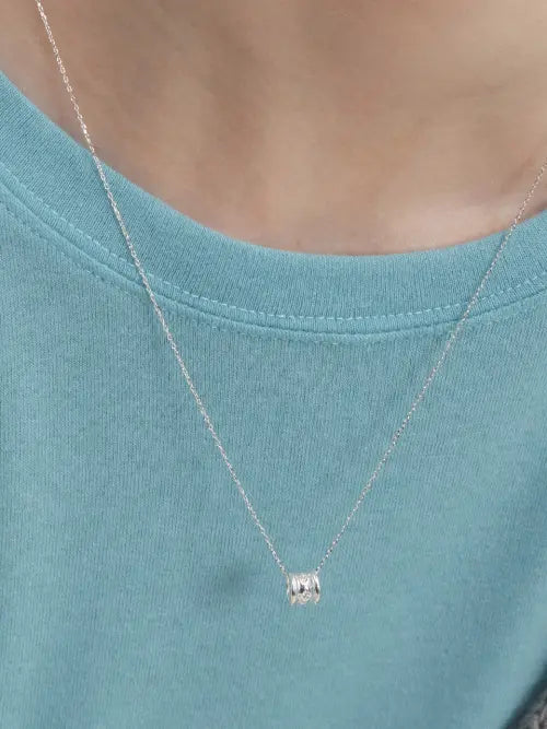 [ENGBROX] skye cubic necklace
