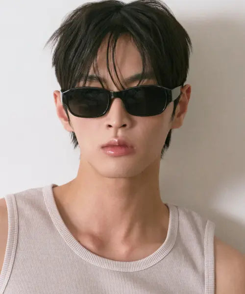 [HANGLE] Cali Flat Sun Black / 캘리 플랫 선글라스 블랙