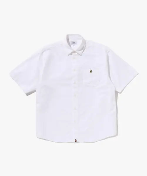 [BAPE] One Point Relaxed Fit SS Shirt (M) WHITE / 원 포인트 릴렉스드 핏 SS셔츠(M) WHITE