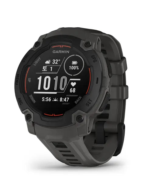 [GARMIN] Instinct E  45 mm  Black Bezel w/Charcoal Bd KOR/SEA A04881 / 인스팅트 E 45mm 블랙(차콜 밴드)
