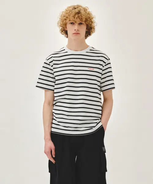 [MARITHÉ + FRANҪOIS GIRBAUD] SMALL REGULAR LOGO TEE stripe