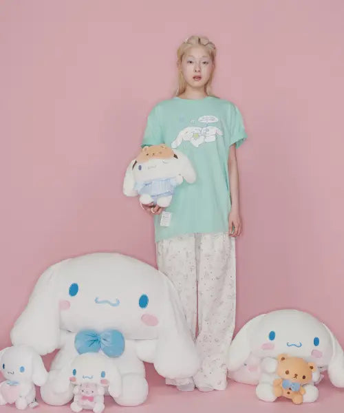 [OGGITT] Uni Cinnamoroll Good Night T-shirt Mint / (uni)시나모롤 굿나잇 티셔츠 민트