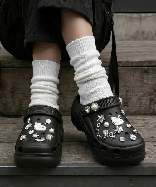 [SANLIO] Hello Kitty Platform Sandals / 헬로키티 플랫폼 샌들