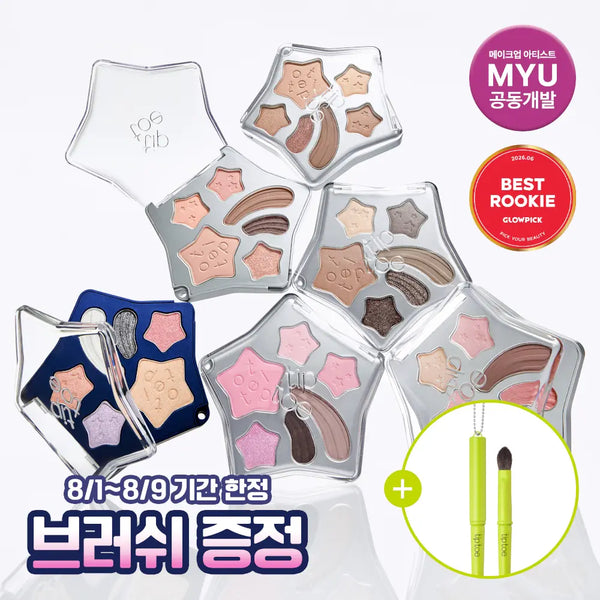 [tiptoe] Myu x Tiptoe Wish Touch Eye Palette 6 Colors / [NEW 런칭/MYU 공동개발] 팁토우 위시 터치 아이 팔레트 6 Colors