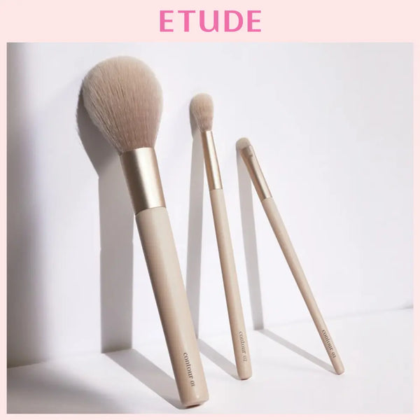 [Etude] Etude House Shadow Shading Brush Set (3 types: Eye, Nose, Chin) / [조효진 개발] 에뛰드 그림자 쉐딩 브러쉬 3종 (눈,코,턱)
