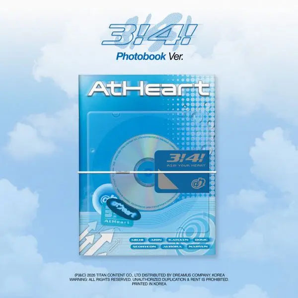 [AtHeart] AtHeart - Single Album [3!4!] (Photobook Ver.)