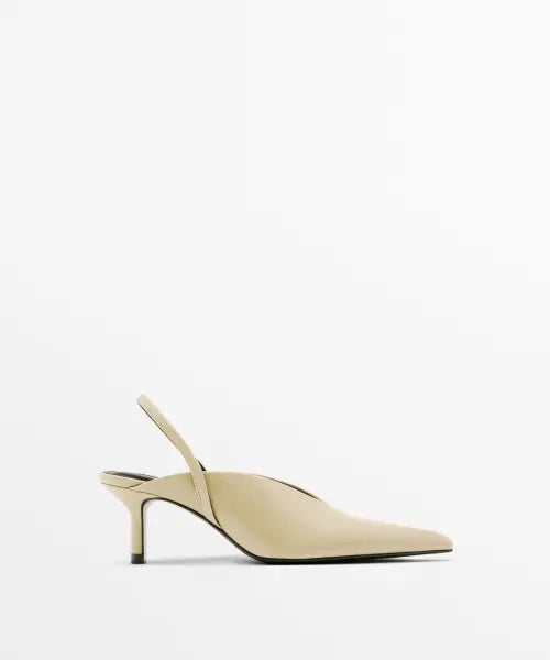 [MASSIMO DUTTI] Slingback Heel Shoes / 슬링백 힐 슈즈