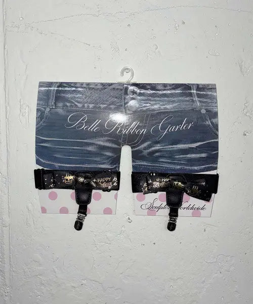 [SCULPTOR] Belle Ribbon Garter Black