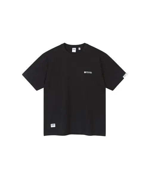 [OUTDOOR PRODUCTS] Standard Logo T-Shirt (Black) / 스탠다드 로고 티셔츠 (블랙)
