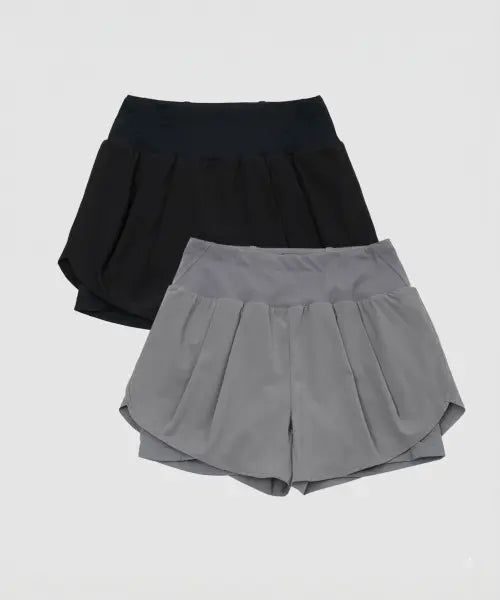 [MUSINSA STANDARD SPORTS] Dry Act 2-in-1 4-inch Shorts Women (2 Colors) / 드라이액트 2in1 4인치 쇼츠 우먼 (2color)