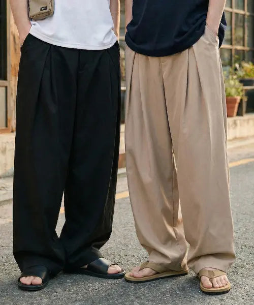 [MOZMOZ] [2-Pack] Comfort Summer Wide Pants (6 Colors) / [2PACK] 컴포트 썸머 와이드 팬츠 6color