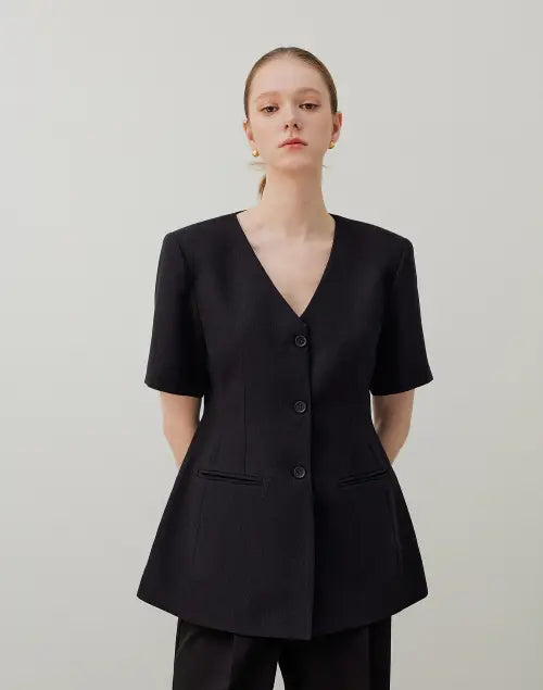 [NUTOFFE] Line Jacket_Black