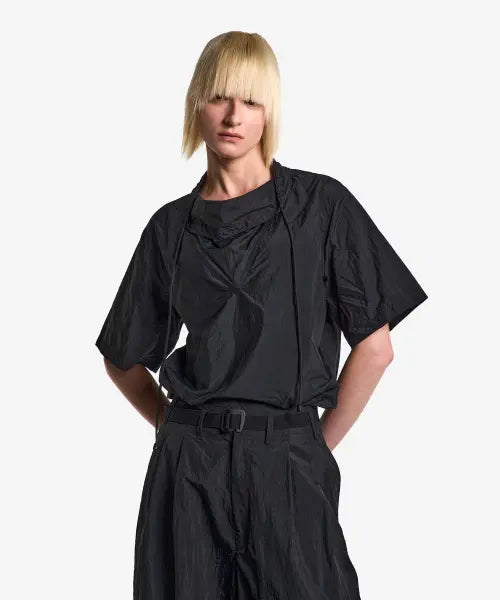 [JAAH] [JAAH] Women's Drape Blouse_Black / [JAAH] 여 드레이프 블라우스_블랙