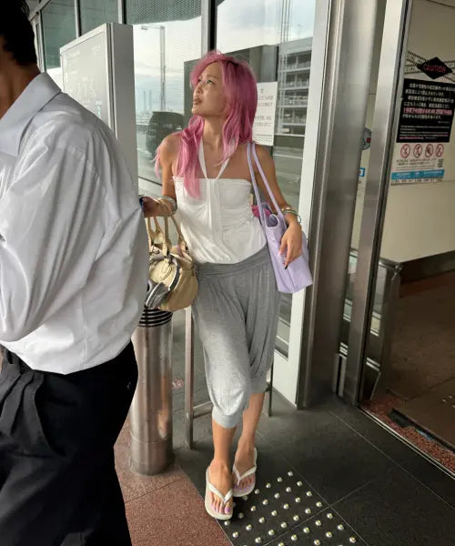 [ASURA] NYLON BIRKIN BAG (VIOLET)