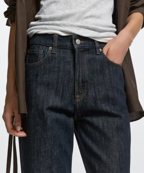 [MASSIMO DUTTI] High-Rise Straight Fit Jeans / 하이라이즈 스트레이트 핏 진
