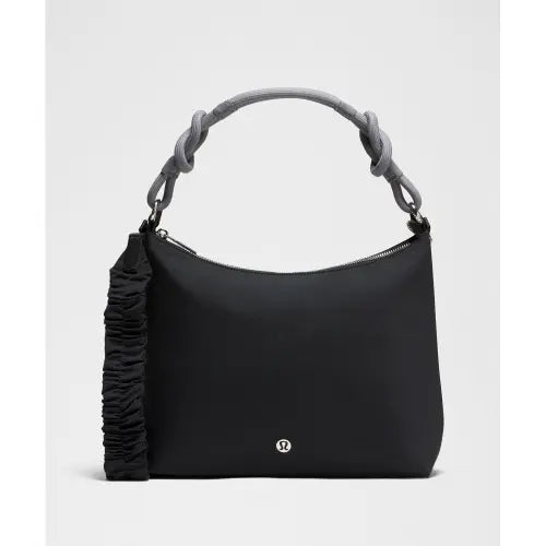 [LULULEMON] Convertible Lucid Crossbody Bag 6.5L - Black/Asphalt Grey/Silver / 컨버터블 루시드 크로스바디 백 6.5L  BLK ASGY SLVR