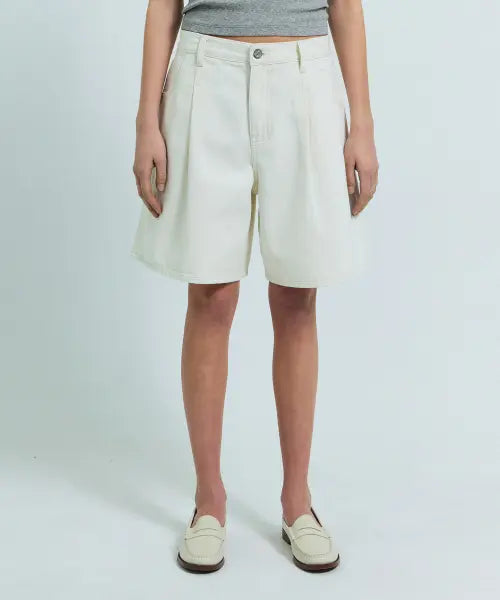 [GROVE] PRIM MIDI SHORTS (IVORY)