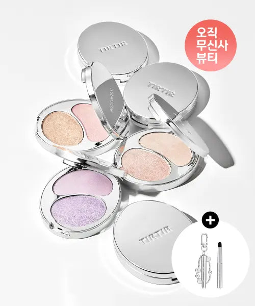 [TIRTIR] Prism Highlighter Duo (3 Shades) + Mini Brush Gift / 프리즘 하이라이터 듀오 3종 (+미니 브러쉬 증정)