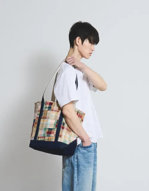 [LORES] Patchwork Tote Bag - Yellow