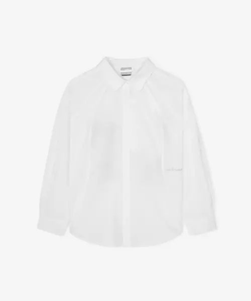 [NEW BALANCE] NBNAG3W722 Women's Seersucker Shirt Jacket (White) / NBNAG3W722 / WOMEN 시어서커 카라형 셔켓 (WHITE)