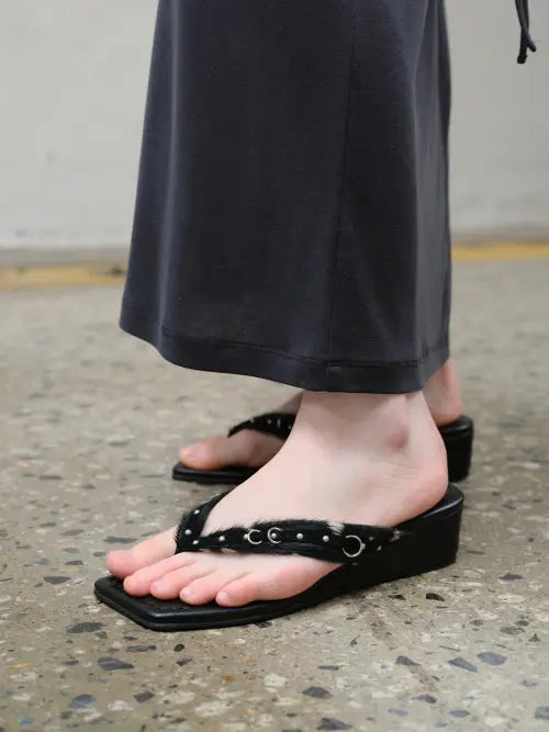 [RAIVE] Muse Stud Sandals WA6SE016_2color
