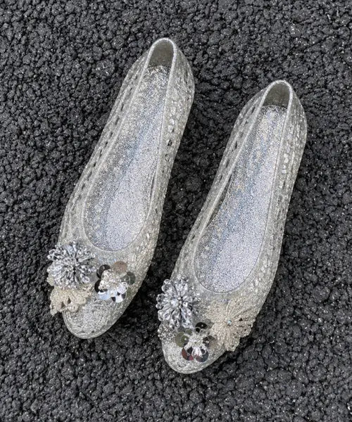 [MERCIBAND] Silver Blush Jelly Shoe Charms (3-Piece Set) / 실버 블러쉬 젤리 슈즈 장식 참 파츠 3P-SET