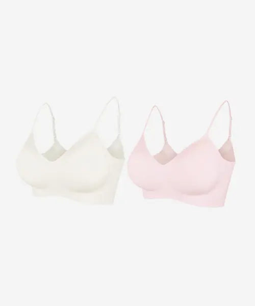 [CRASSIANG] 2 Pack 2cm Thin Strap Light Fit Bra / [2PACK] 2cm 얇은끈 라이트핏 브라
