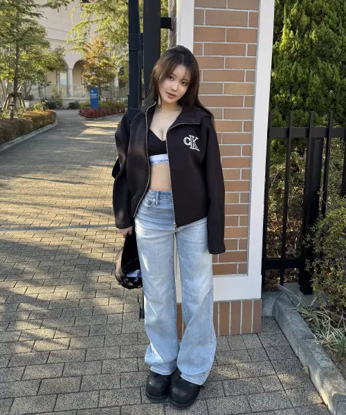 [CALVIN KLEIN JEANS] Women's Asia Wide Denim Pants / 여성 아시아와이드 데님 47F461G 3SE