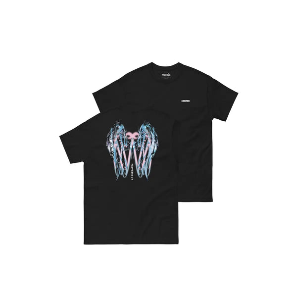 [LE SSERAFIM] Chrome Wings S/S Tee (Black)
