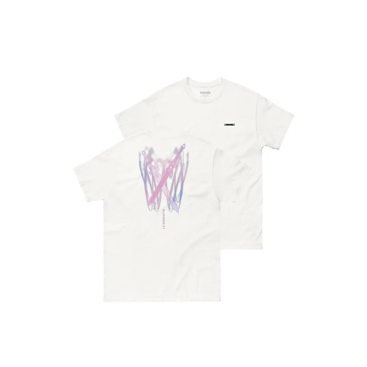 [LE SSERAFIM] Chrome Swords S/S Tee (White)