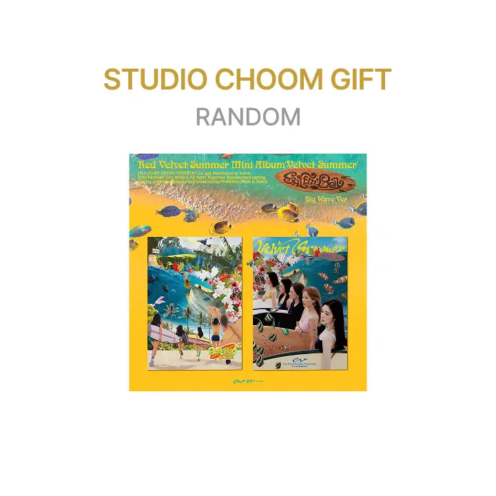 [Red Velvet] [STUDIO CHOOM GIFT] Summer Mini Album [Velvet Summer] (Big Wave Ver.) (Random)