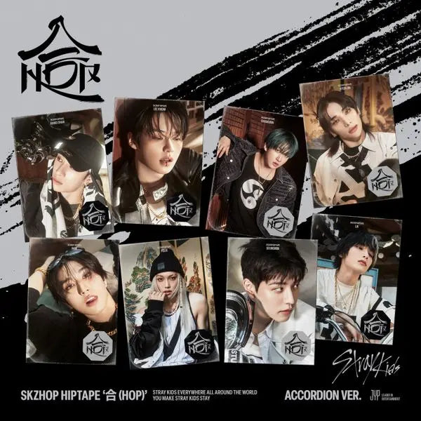 [Stray Kids] Stray Kids - SKZHOP HIPTAPE [合 (HOP)] (ACCORDION Ver.) (Random Ver.)