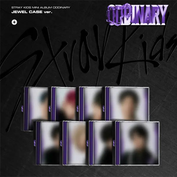 [Stray Kids] Stray Kids - Mini Album [ODDINARY] (JEWEL CASE Ver.) (Random Ver.)