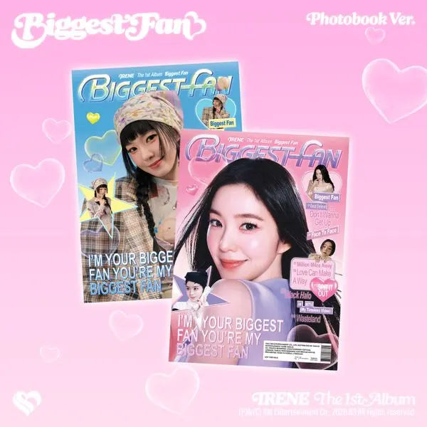 [IRENE] IRENE - 1st Album [Biggest Fan] (Photobook Ver.) (Random Ver.)
